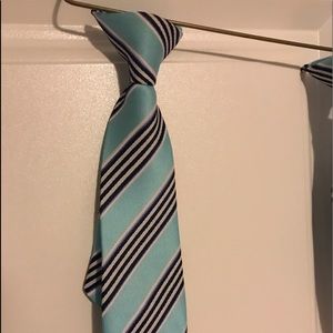 Boys striped clip-on tie, Like New